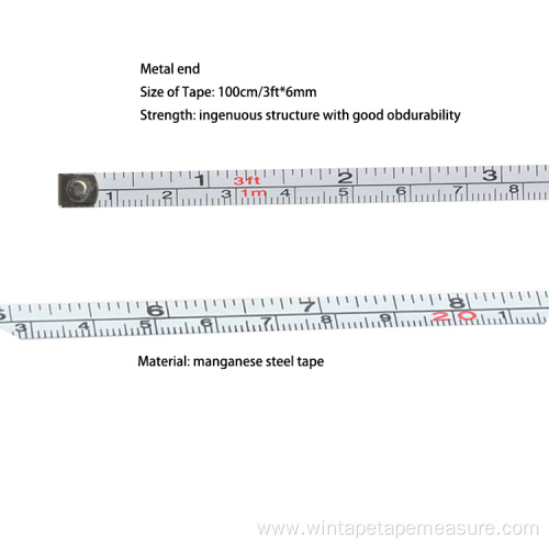 1M Tire-shaped Mini Steel Tape Measure